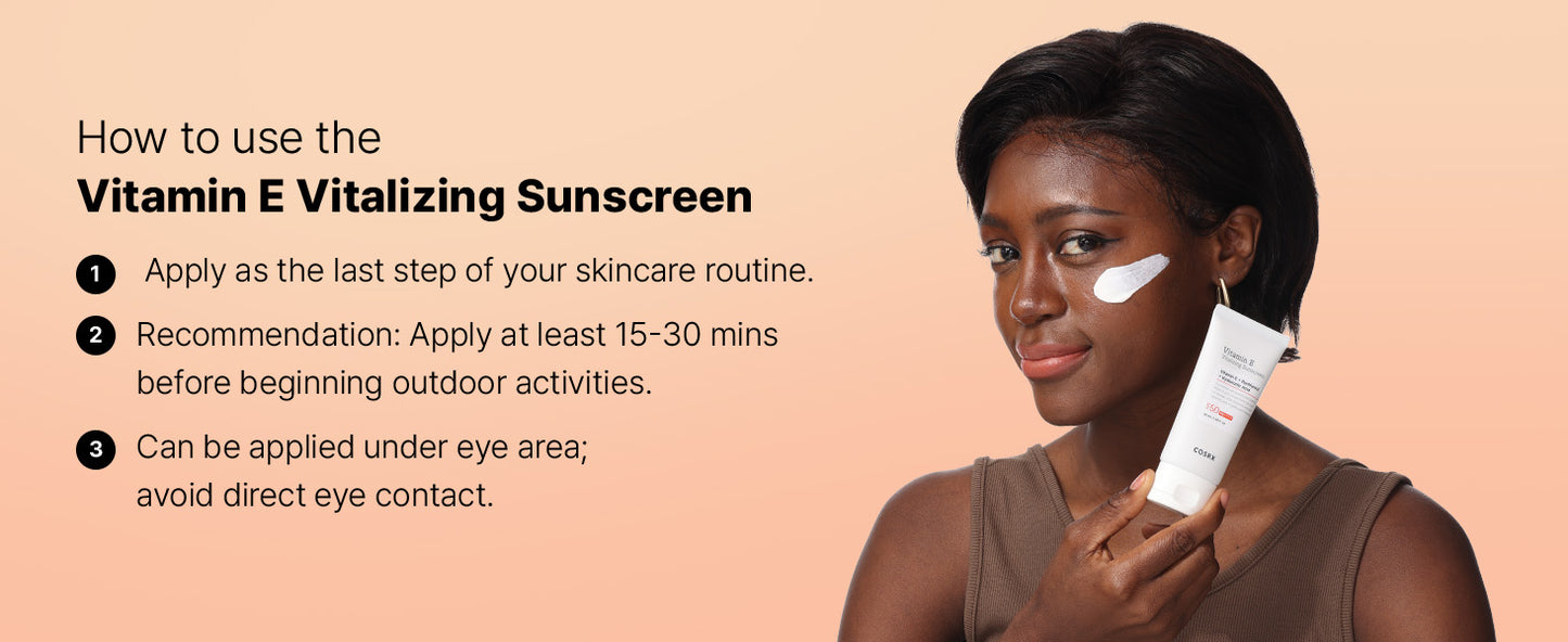 COSRX Vitamin E Vitalizing Sunscreen SPF 50+ 50ml