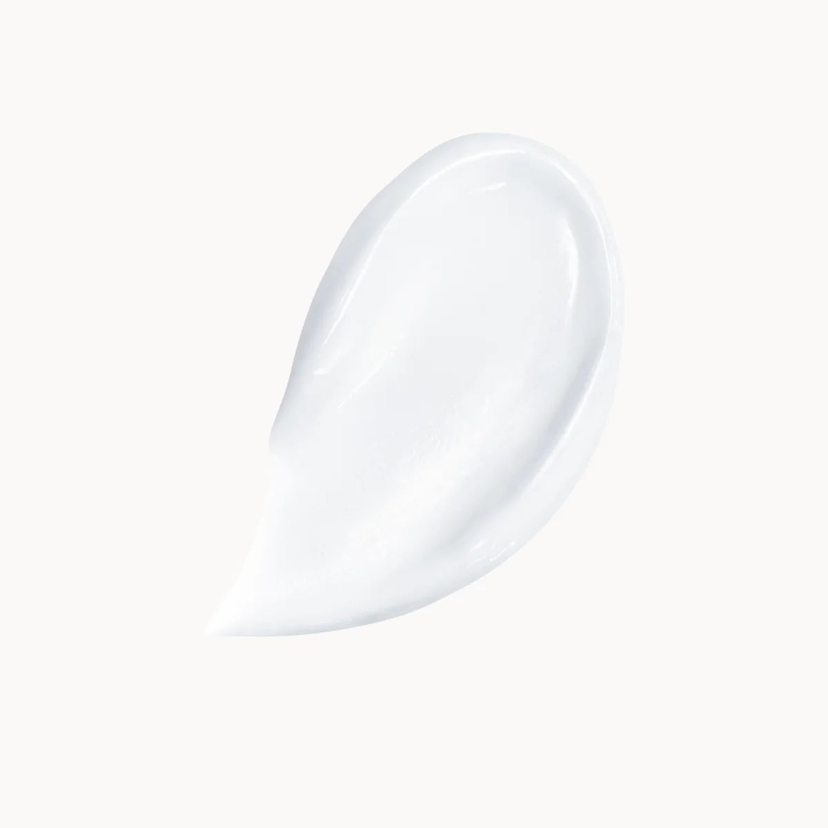 cerave white cream swatch on a white background
