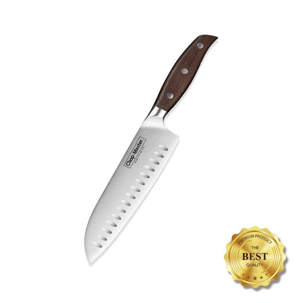 7″ Santoku Knife – German Steel, Japanese-Style Blade, Perfect For Chefs & Home Cooks - by Chop-Master