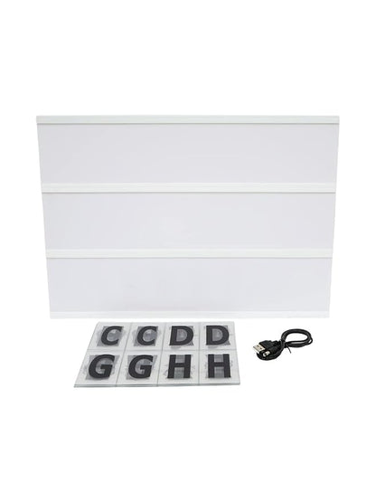 Globrite A3 Cinematic Light Box Inc 85 Letters & Numbers