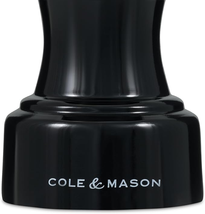 Cole & Mason London 104mm Black Wood Hoxton Salt Mill