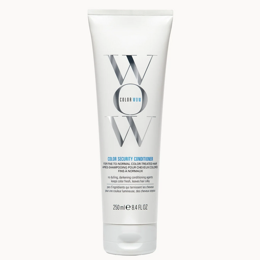 A white tube of Wella Color Wow Color Security Conditioner, 250 ml, shown against a clean off-white background.