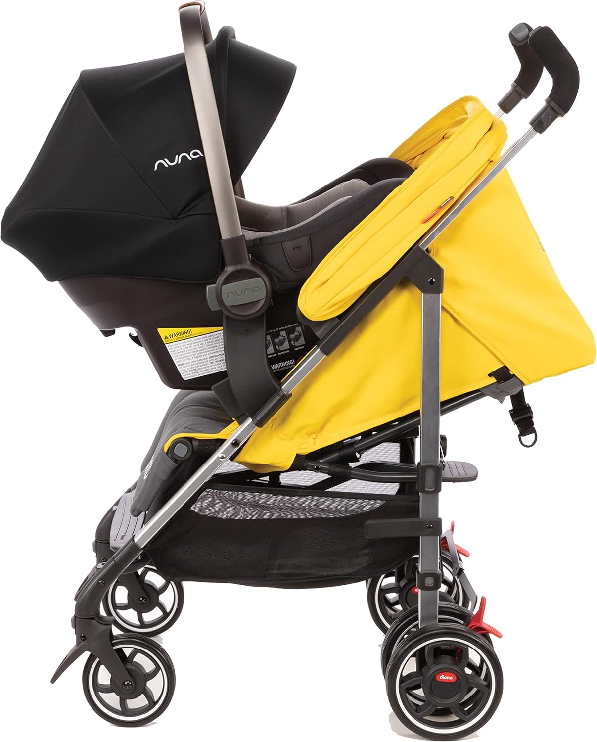 Diono Flexa City Ready Stroller Pushchair Yellow Sulphur