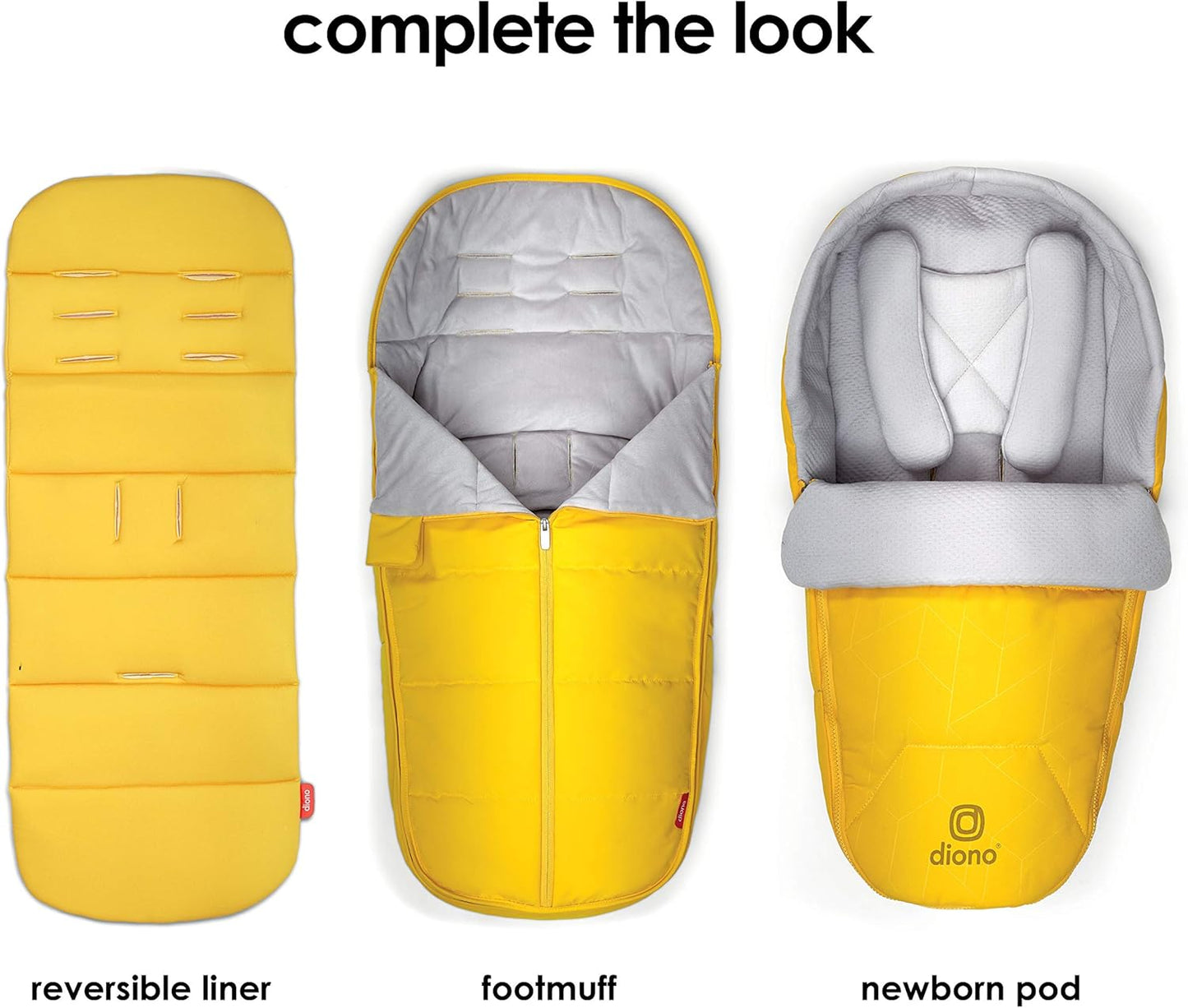 Diono Flexa City Ready Stroller Pushchair Yellow Sulphur