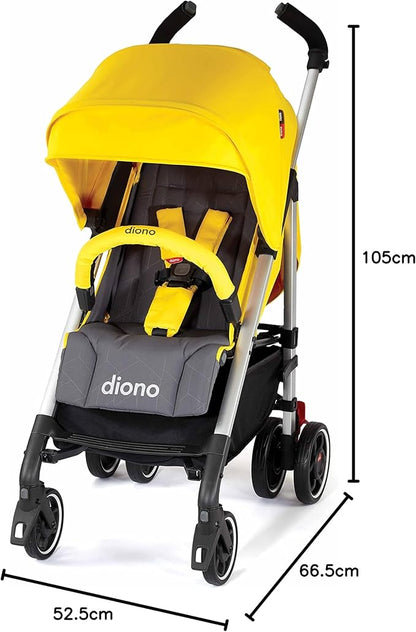 Diono Flexa City Ready Stroller Pushchair Yellow Sulphur