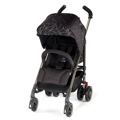 Diono Flexa Luxe Black Platinum, City Ready Umbrella Stroller - Black Platinum