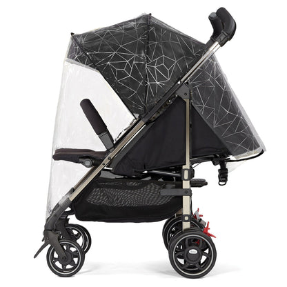 Diono Flexa Luxe Black Platinum, City Ready Umbrella Stroller - Black Platinum