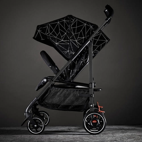 Diono Flexa Luxe Black Platinum, City Ready Umbrella Stroller - Black Platinum