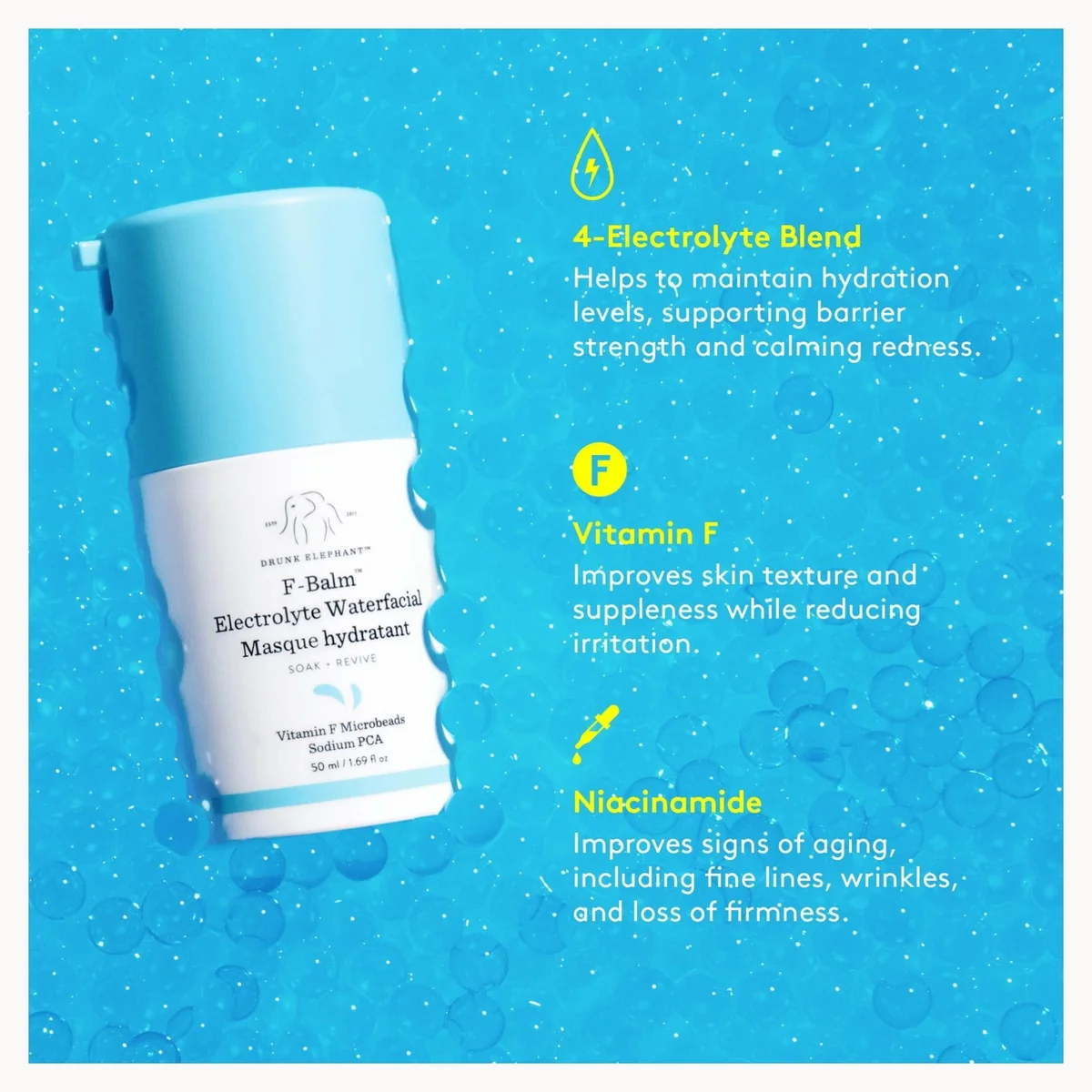 Drunk Elephant F-Balm Electrolyte Waterfacial 50ml
