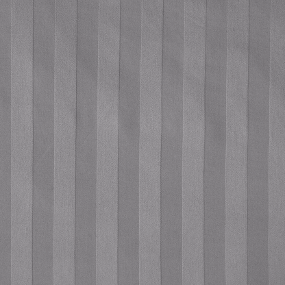 Sleepdown Hotel Collection Satin Stripe 235 Thread Count Pure Cotton KING SIZE Duvet Set