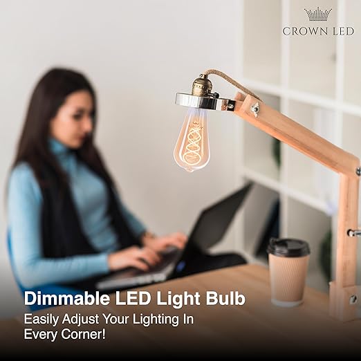 4W Crown LED Bulb – 2000K Extra Warm White – 220–240V AC