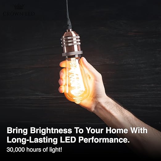 4W Crown LED Bulb – 2000K Extra Warm White – 220–240V AC