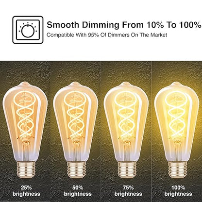 4W Crown LED Bulb – 2000K Extra Warm White – 220–240V AC