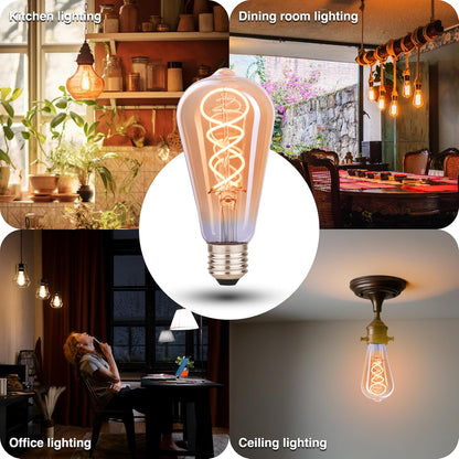 4W Crown LED Bulb – 2000K Extra Warm White – 220–240V AC