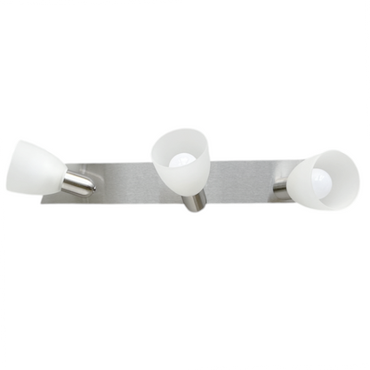 Eglo Enea-C 3 Bulb Bar Spotlight Dimmable – E14-Led RGB Bulbs Included – Matt Nickel SKU 75375