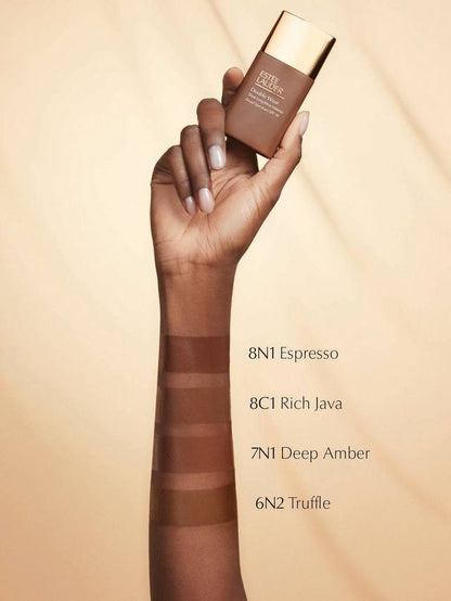 Estée Lauder Double Wear Sheer Foundation SPF 20 30ml – Deep Shades, Oil-Free, Hydrating