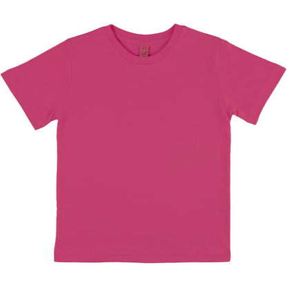 Earth Positive - Kids Organic Cotton T-Shirt - Hot Sweet Pink, Unisex