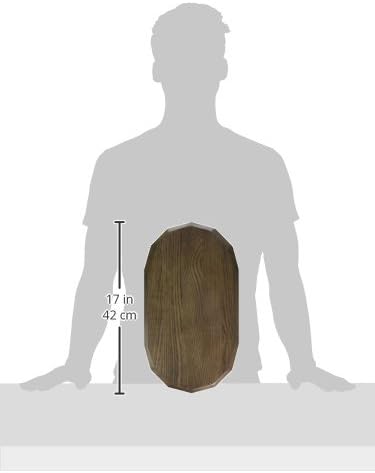 Fairmont & Main Wooden 40cm Food Board Stained Ash Oval Faceted Dishwasher Safe AS706R