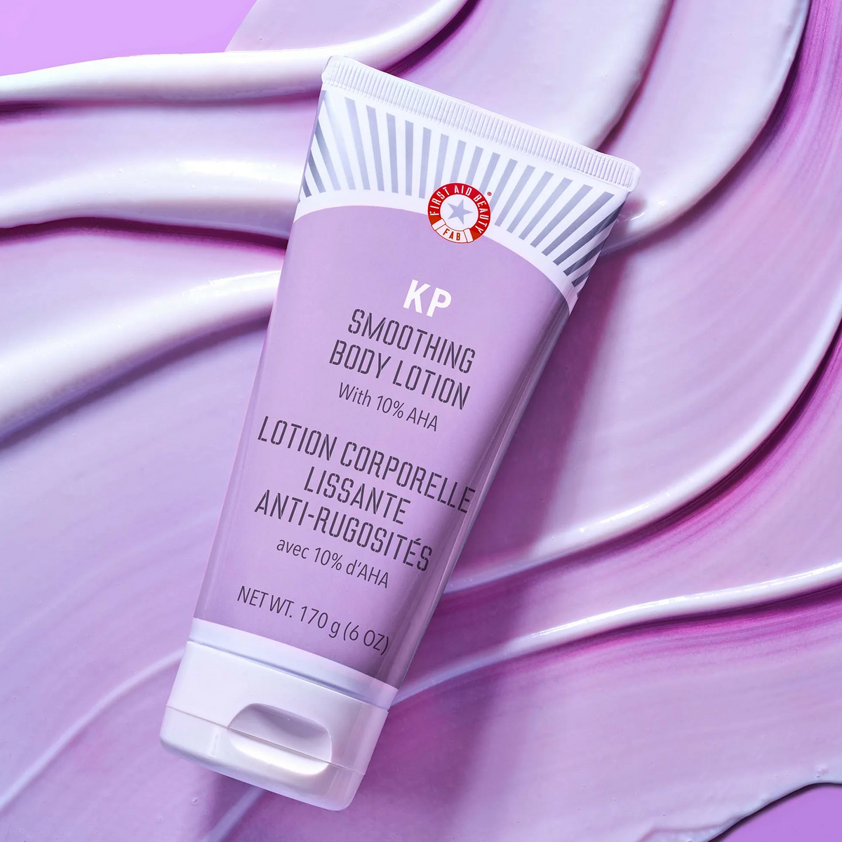 First Aid Beauty KP Smoothing Body Lotion with 10% AHA 170g (Broken Lid - Factory Sealed)