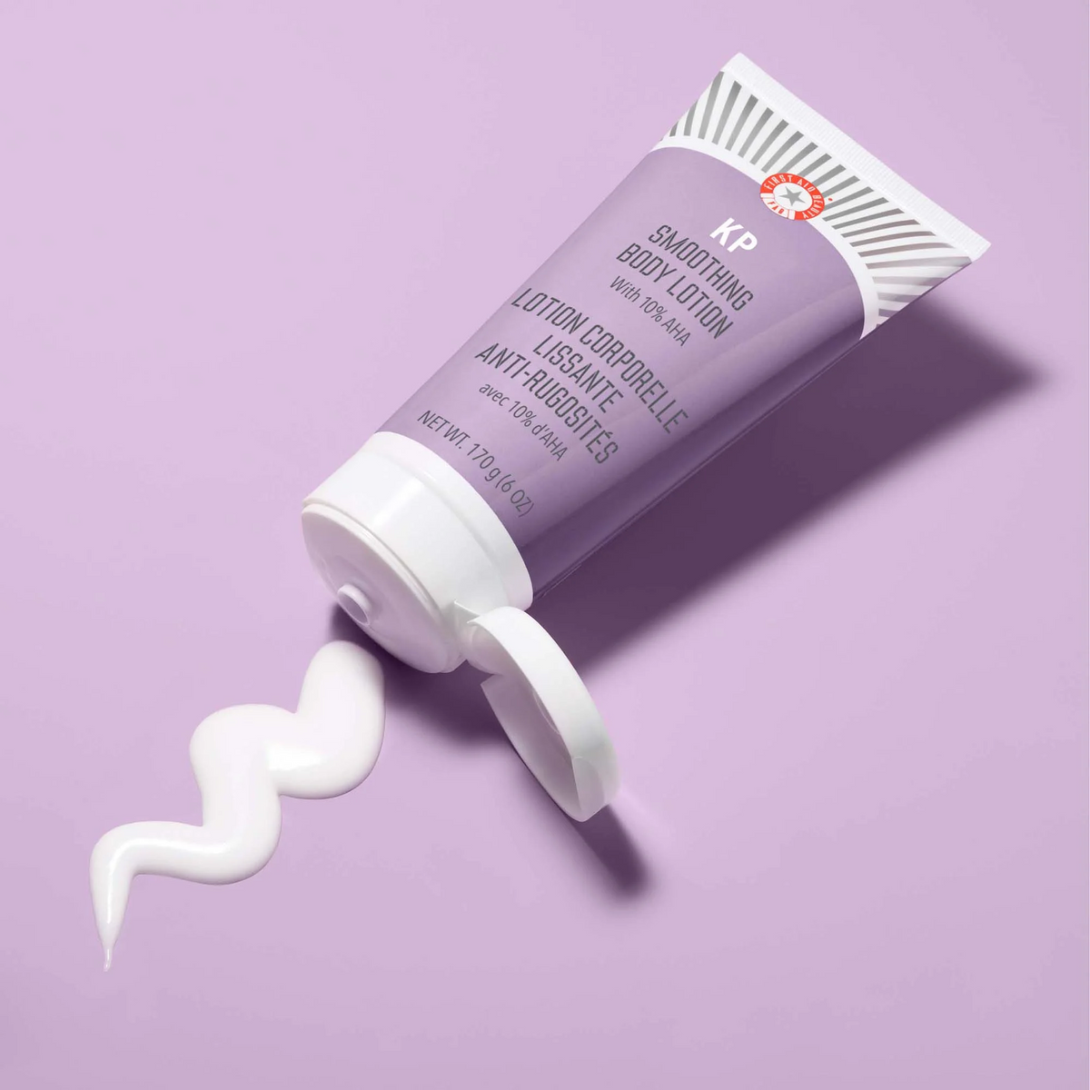 First Aid Beauty KP Smoothing Body Lotion with 10% AHA 170g (Broken Lid - Factory Sealed)