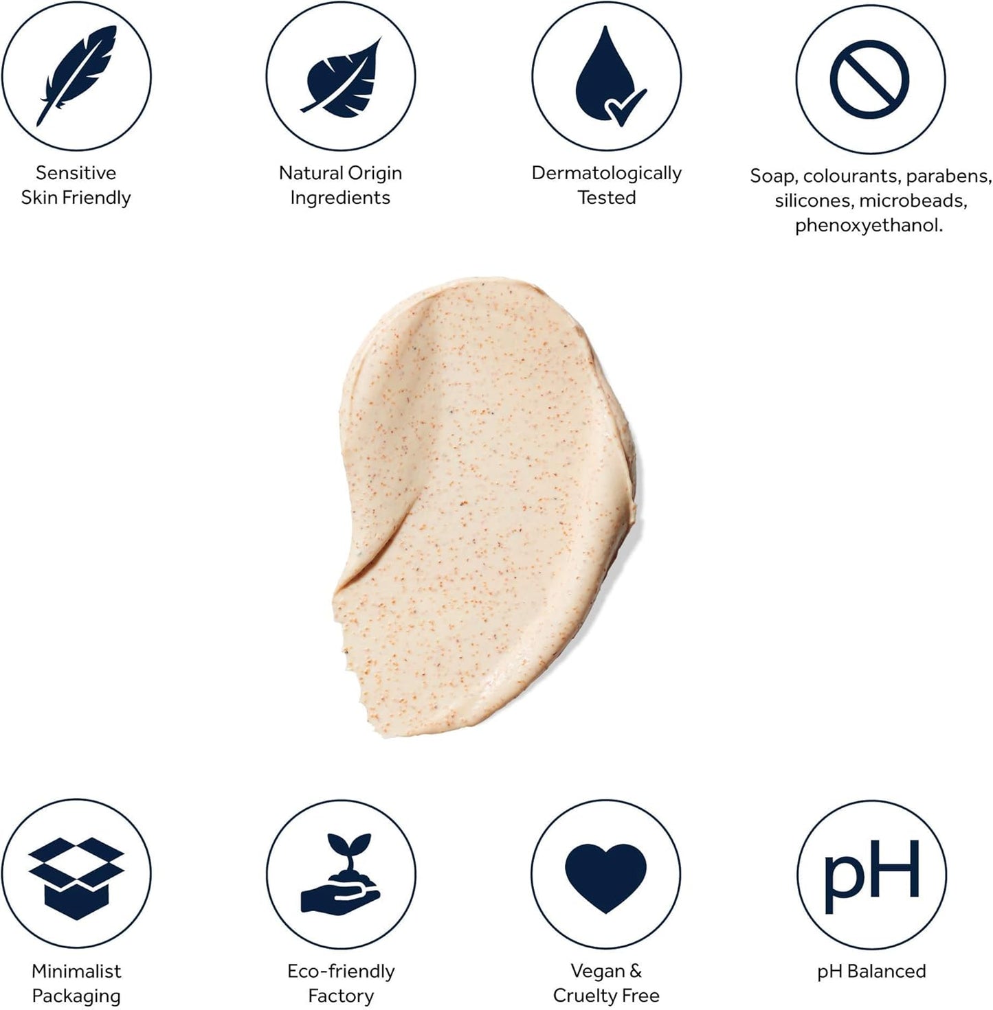 Gallinée Prebiotic Face Mask & Scrub 100ml | Brightening Clay Exfoliator
