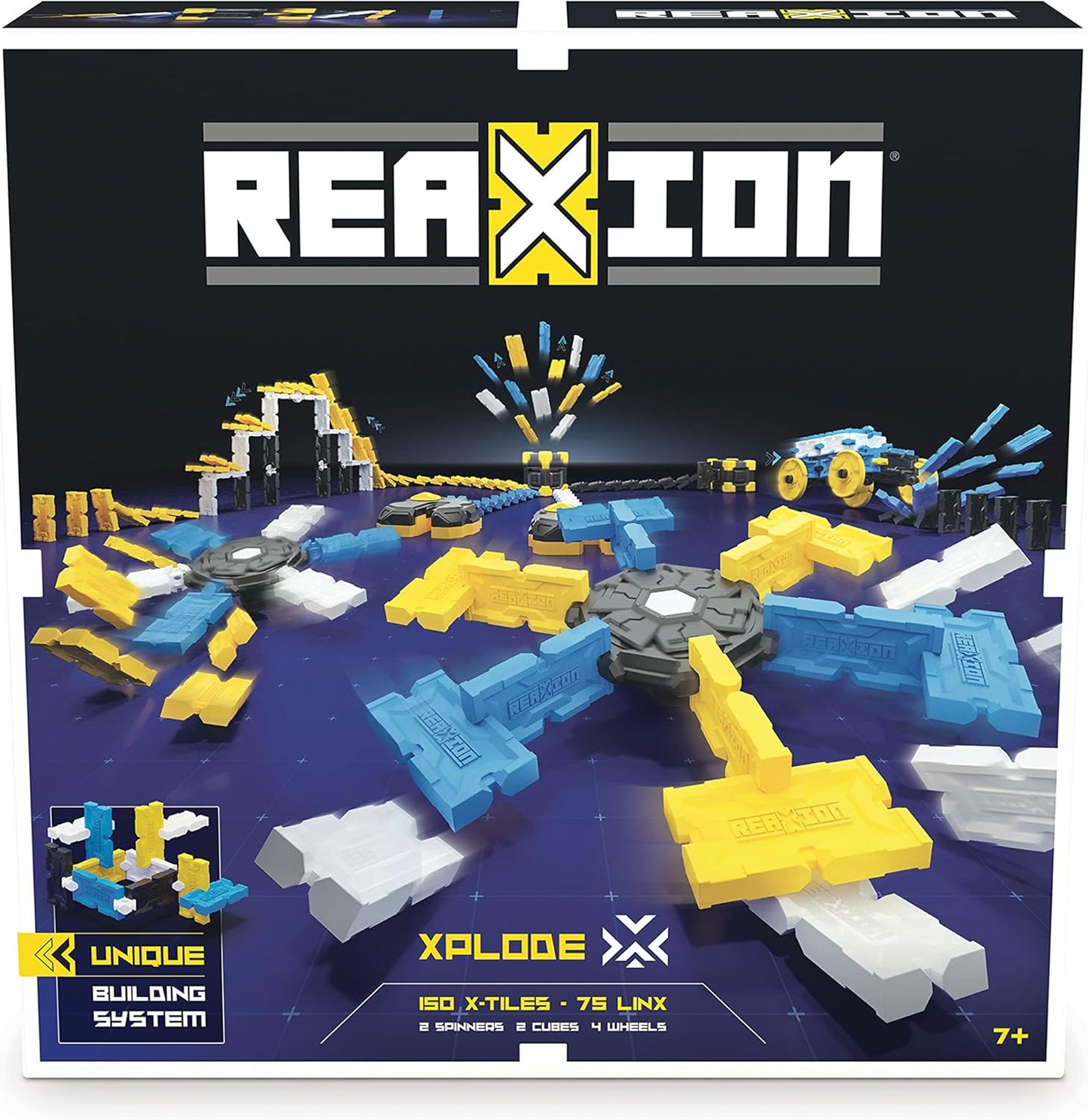 Goliath Reaxion Xplode 225 Piece Domino, STEM and Construction Toy Age 7+