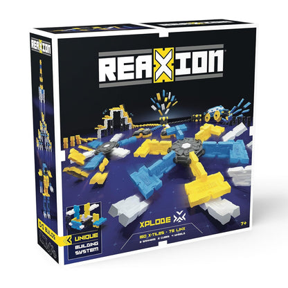 REAXION toy building set packaging on a white background