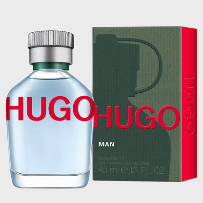 HUGO BOSS HUGO Man Eau de Toilette 40ml | Designer Mens Fragrance | Fresh Aquatic Cologne for Him