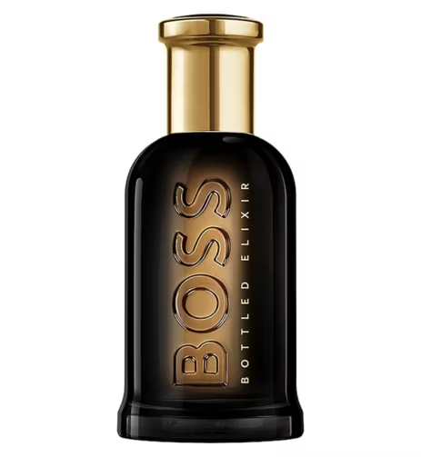 HUGO BOSS BOSS Bottled Elixir Parfum Intense for Him 50ml | Long-Lasting Woody Mens Fragrance with Cedarwood & Vetiver | Ambery Spicy Mens Aftershave