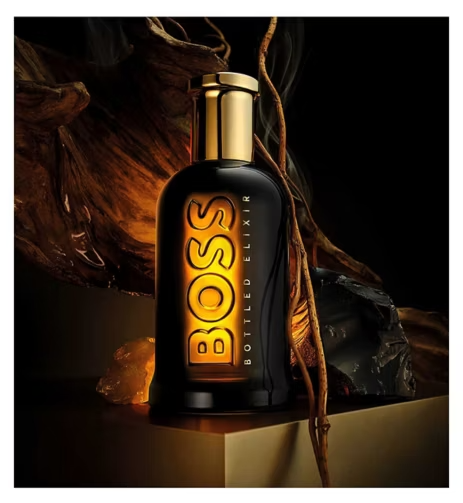 HUGO BOSS BOSS Bottled Elixir Parfum Intense for Him 50ml | Long-Lasting Woody Mens Fragrance with Cedarwood & Vetiver | Ambery Spicy Mens Aftershave