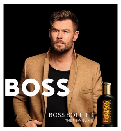 HUGO BOSS BOSS Bottled Elixir Parfum Intense for Him 50ml | Long-Lasting Woody Mens Fragrance with Cedarwood & Vetiver | Ambery Spicy Mens Aftershave
