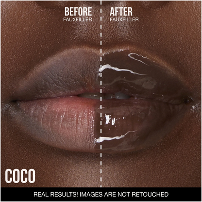 Huda Beauty Faux Filler Extra Shine Lip Gloss - Coco 3.9ml