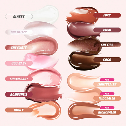 Huda Beauty Faux Filler Extra Shine Lip Gloss - Coco 3.9ml