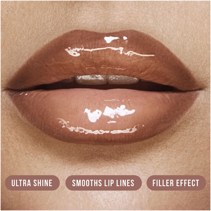 Huda Beauty Faux Filler Extra Shine Lip Gloss - Coco 3.9ml