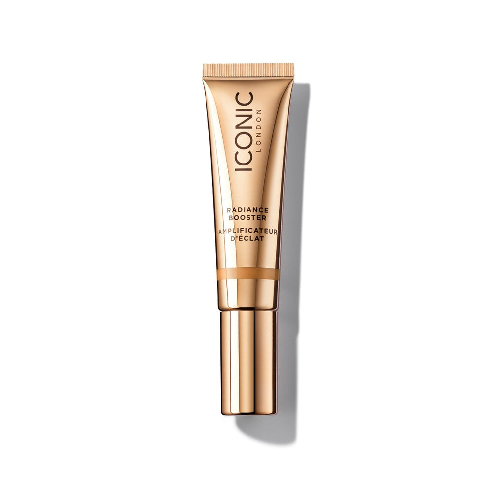 Cosmetic tube labeled 'Iconic' on a white background