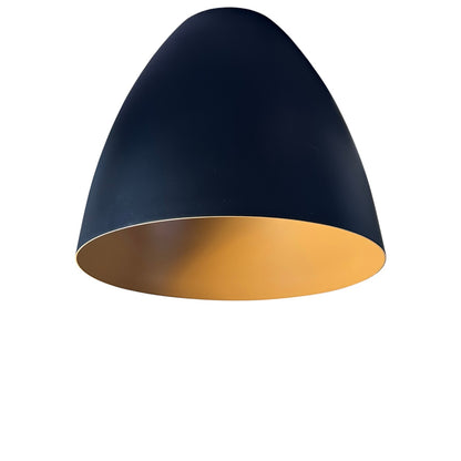 Innermost Chelsea 40 Ceiling Pendant Light – Black/Gold, 42x43cm, Aluminium/Steel, E27 LED, Industrial Modern