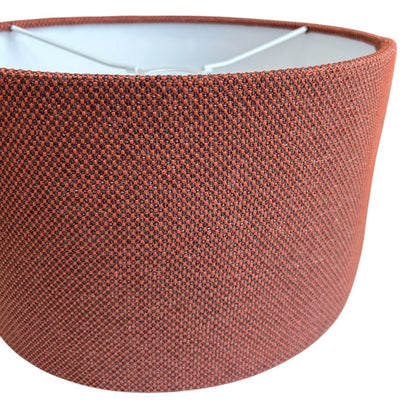 Shropshire Shades - Telford Lamp Shade in Dark Orange - Medium 33(D) x 20(H) cm