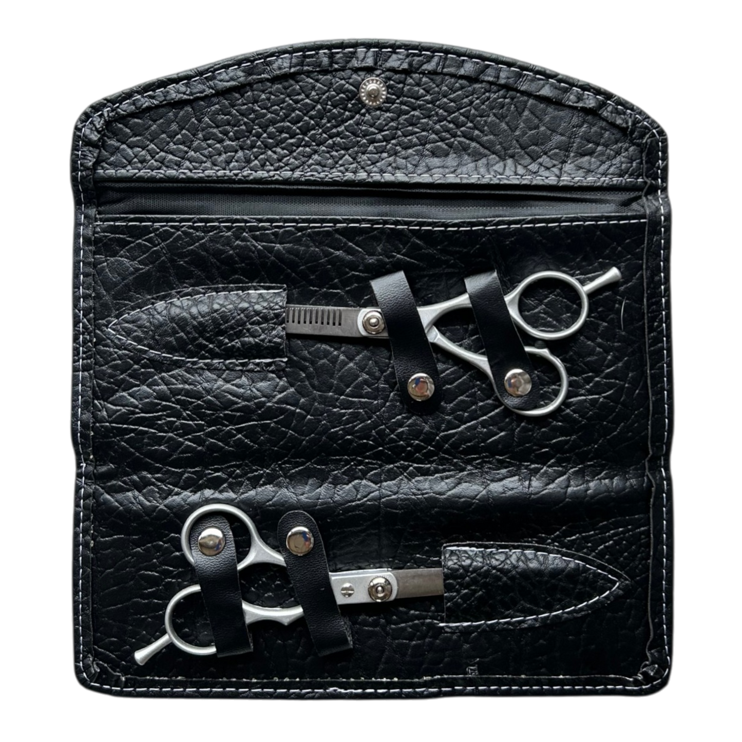 6” Professional Hairdressing Scissor Kit Set – Precision Cutting & Thinning Shears with Leather-Effect Storage Wallet
