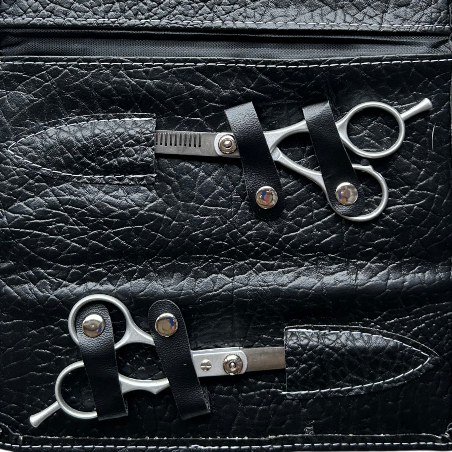 6” Professional Hairdressing Scissor Kit Set – Precision Cutting & Thinning Shears with Leather-Effect Storage Wallet