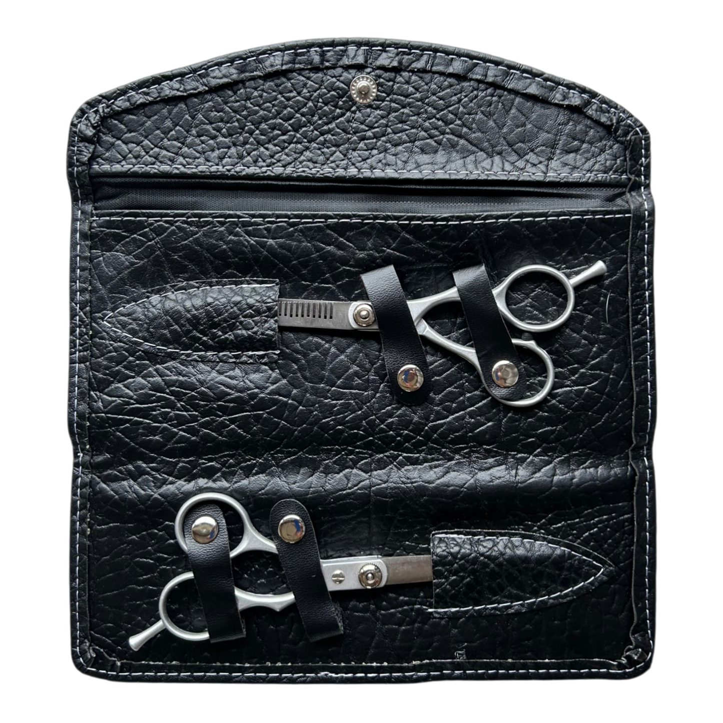 6” Professional Hairdressing Scissor Kit Set – Precision Cutting & Thinning Shears with Leather-Effect Storage Wallet