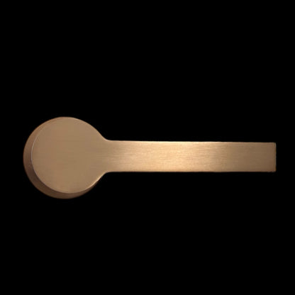 Access Hardware Novas Collection Door Handles - B0110SCU SATIN COPPER 01 LEVER ON ROSE