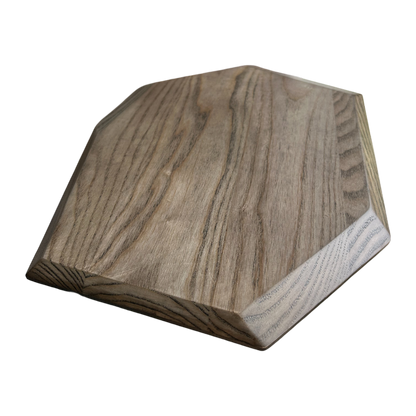 Fairmont & Main Wooden 40cm Food Board Stained Ash Rectangular Faceted Dishwasher Safe AS706