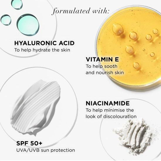 Skincare IT Cosmetics products listed on a white background