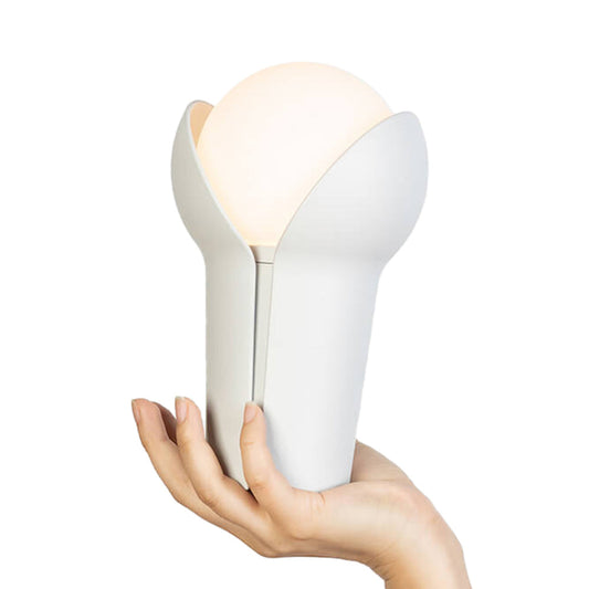Innermost - Bud Indoor Outdoor Touch LED Lamp Cordless Rechargeable Dimming - Ash Grey