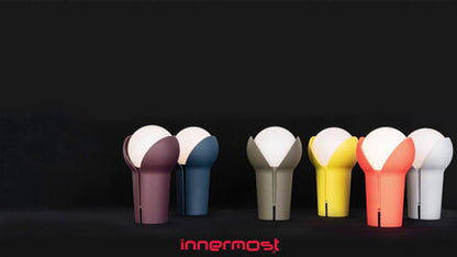 Innermost - Bud Indoor Outdoor Touch LED Lamp Cordless Rechargeable Dimming - Ash Grey