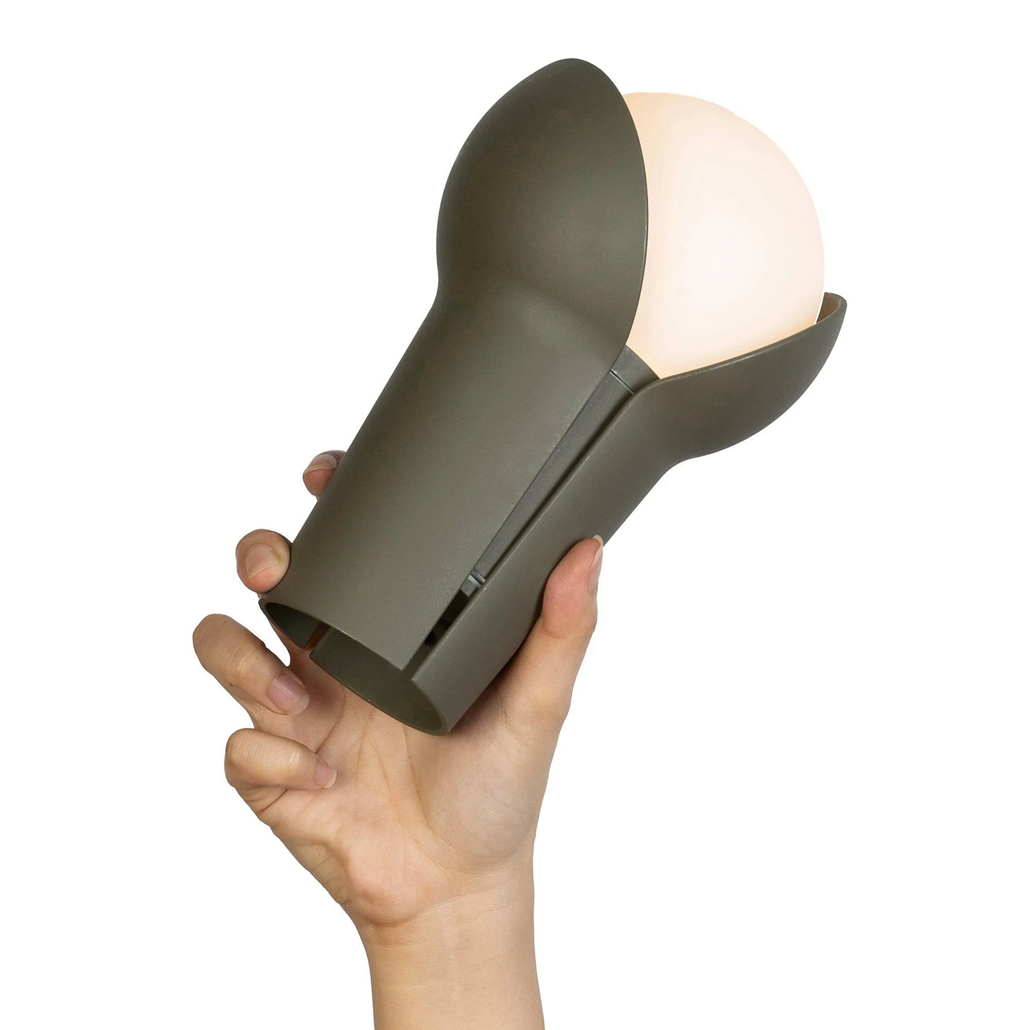 Innermost - Bud Indoor Outdoor Touch LED Lamp Cordless Rechargeable Dimming - Olive