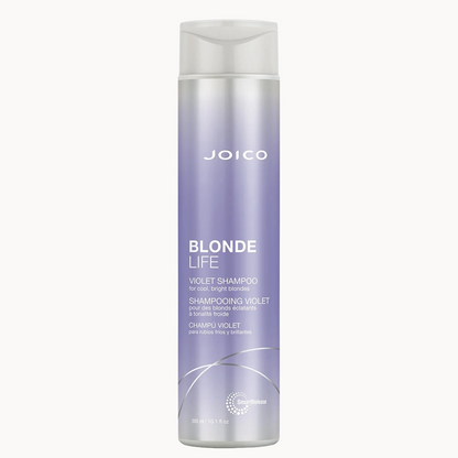 Joico Blonde Life Violet Shampoo bottle on a white background 