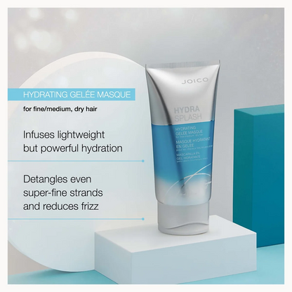 Joico Hydra Masque tube with packaging on a light gray background