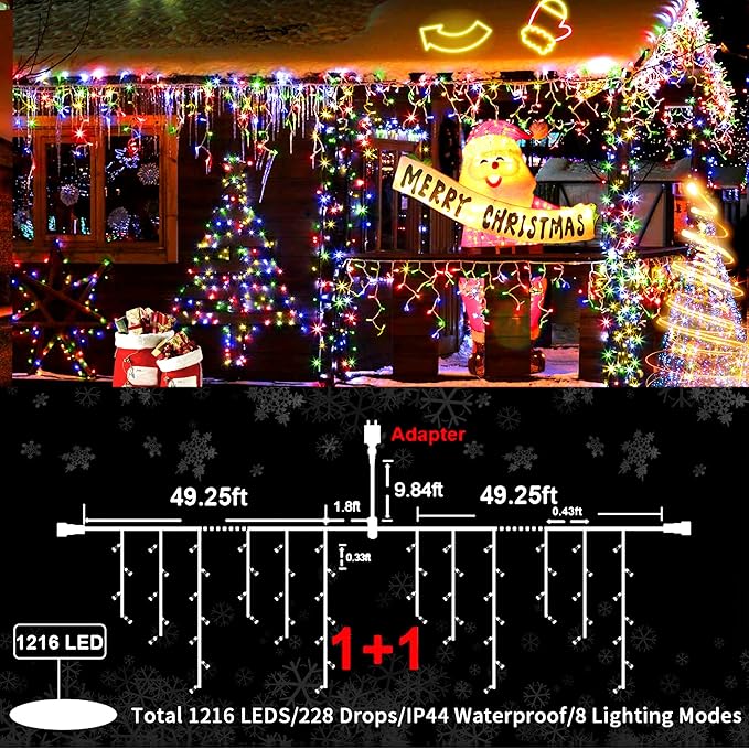 Knonew LED Christmas Light Set
