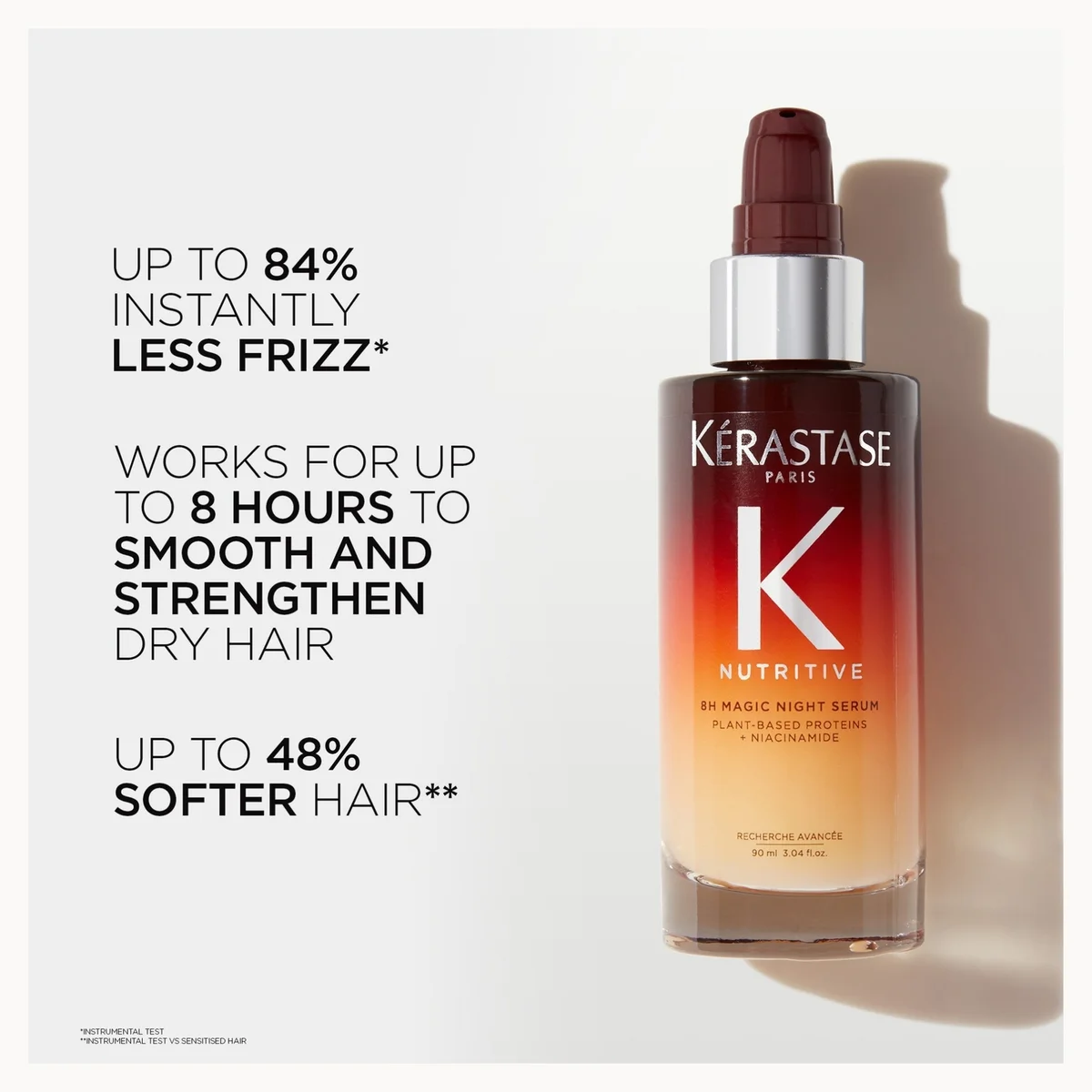 Kérastase Nutritive 8h Magic Night Serum for Dry Hair 90ml | Overnight Leave In Hair Treatment